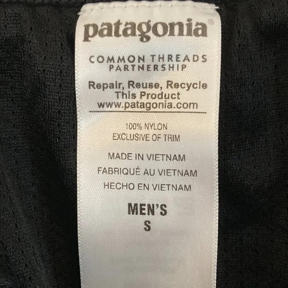 Patagonia Black Nylon Swim Trunks Size Small